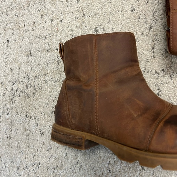 SOREL size 10 Women's Emelie III Zip Bootie - Brown GUC - Picture 14 of 14